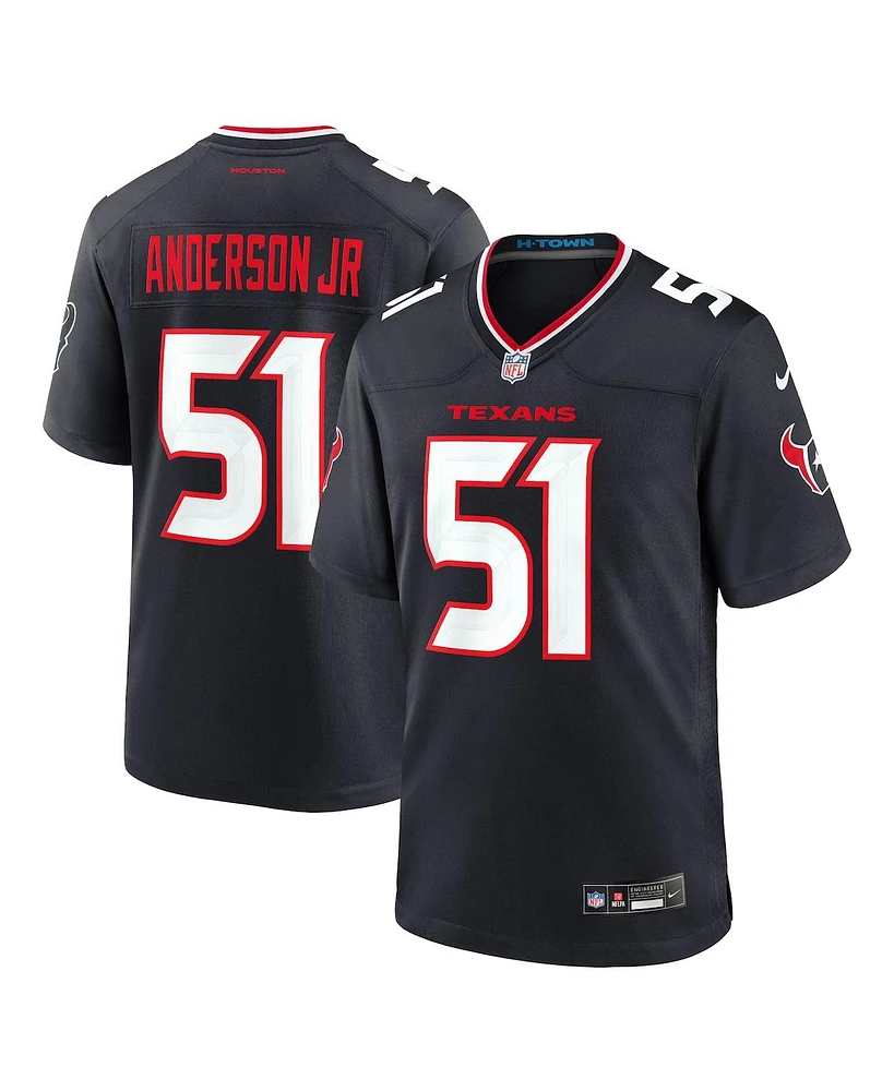 Nike Men's Will Anderson Jr. Navy Houston Texans Game Jersey