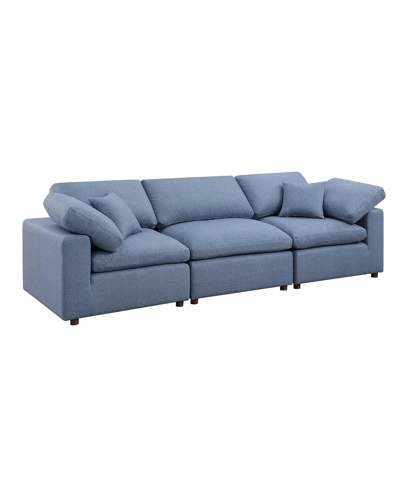 Streamdale Furniture Modern Modular Sectional Sofa Set, Self-Customization Design Sofa, Blue