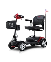 Simplie Fun Max Sport4 Wheels Outdoor Compact Mobility Scooter With 2 Pcsx 12Ah Lead Acid Battery