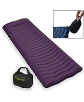 ECR4Kids Lightspeed Outdoors The Cradle Curved Air Mat, Chive