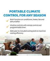 Newair Portable Air Conditioner and Heater, 14,000 Btus (8,500 BTU, Doe), Cools 525 sq. ft., Easy Setup Window Venting Kit and Remote Control