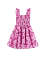 Andy & Evan Little Girls Toddler/Child Floral Tiered Maxi Dress