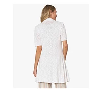 Stella Carakasi Women's Short Sleeve Cotton No Regrets Cardigan