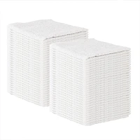 Arkwright Home Terry Towels (Pack of 60), White Cotton Cleaning Cloths, 14x17 in., Multi-Purpose, Reusable
