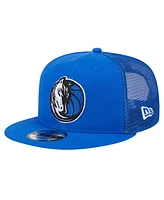 New Era Men's Blue Dallas Mavericks Evergreen Meshback 9FIFTY Snapback Hat