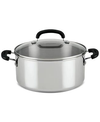 Farberware Brilliance Stainless Steel 5-Qt. Dutch Oven with Lid