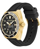 Coach Men's Charter Automatic Silicone Watch 44mm