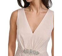 Jessica Howard Women's Glittered Embellished Gown