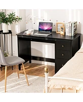 48" Home Office Desk with 3 Drawers Computer Pc Laptop Workstation