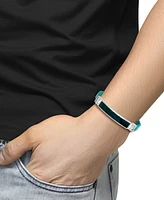 Effy Men's Lapis & Blue Leather Bracelet Sterling Silver (Also Onyx Malachite)