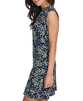 Tommy Hilfiger Women's Floral-Print Round-Neck Dress