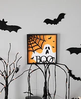 Northlight 9.75" Framed 3D Boo Halloween Wall Sign