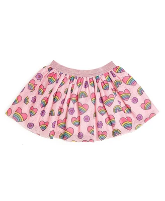 Sweet Wink Little and Big Girls Rainbow Heart Tutu Skirt