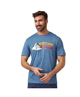 Free Country Men's Super Soft Graphic Crewneck T-Shirt