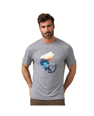 Free Country Men's Super Soft Graphic Crewneck T-Shirt