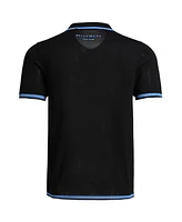 Bellemere Men's Tencel Polo Shirt with Stripe Detail