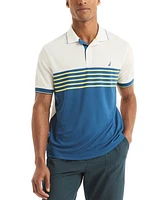 Nautica Men's Classic-Fit Navtech Striped Polo Shirt