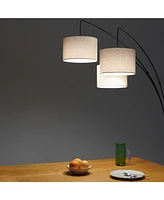 Brightech Trilage 84" Led Contemporary Arc Floor Lamp with Marble Base