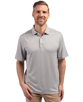 Cutter & Buck Men's Forge Eco Double Stripe Stretch Recycled Polo Shirt