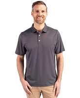 Cutter & Buck Men's Pike Eco Symmetry Print Stretch Recycled Polo Shirt