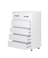 Streamdale Furniture Six Drawer Side Table