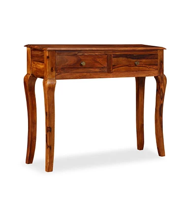 vidaXL Console Table Solid Sheesham Wood 35.4"x12.6"x29.9"