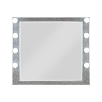 Streamdale Furniture Sliverfluff Mirror with Light, Mirrored & Champagne Finish