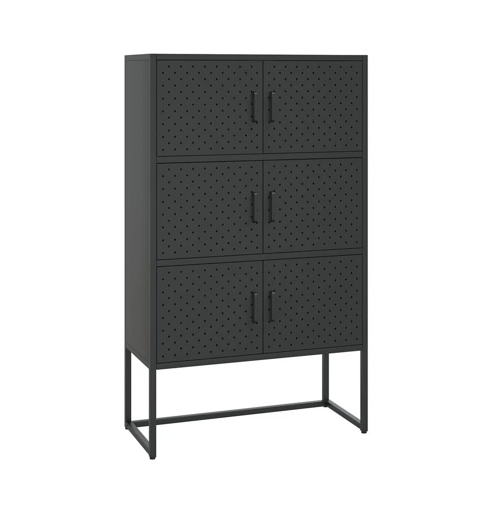 vidaXL Highboard 31.5"x13.8"x53.1" Steel