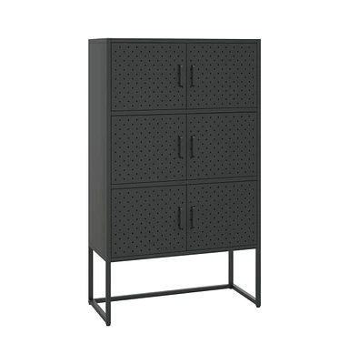 vidaXL Highboard 31.5"x13.8"x53.1" Steel