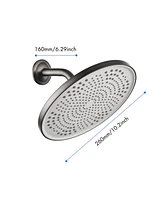 Shower Head - High Pressure Rain - Luxury Modern Look - No Hassle Tool-Less 1-Min Installation
