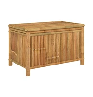 vidaXL Patio Storage Box 35.4"x20.5"x21.7" Bamboo