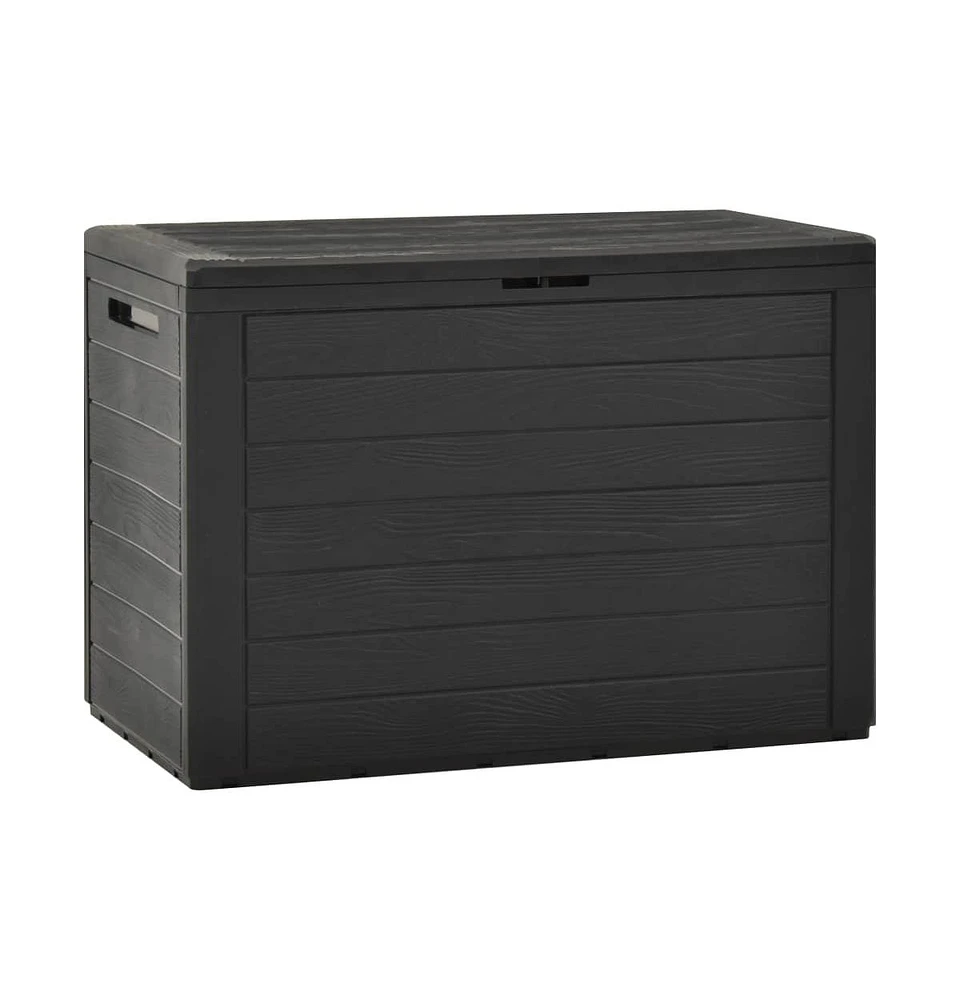 vidaXL Patio Storage Box Anthracite 38.7"x17.3"x21.7"