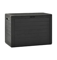 vidaXL Patio Storage Box Anthracite 38.7"x17.3"x21.7"