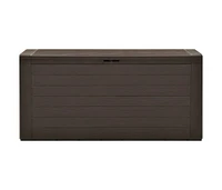 vidaXL Patio Storage Box Brown 45.7"x17.3"x21.7"