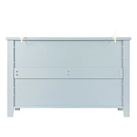 Streamdale Furniture Blue-gray retro-style cabinet for dining/living/kitchen