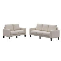 Streamdale Furniture Modern Living Room Furniture Sofa In Fabric 2+3