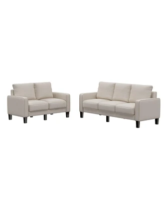 Streamdale Furniture Modern Living Room Furniture Sofa In Fabric 2+3