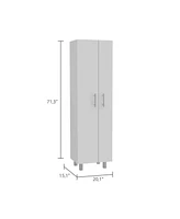 Streamdale Furniture Halifax 2-Door Rectangle Closet Pantry