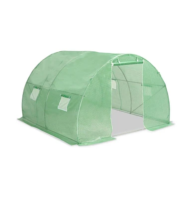 vidaXL Greenhouse 96.9 ft² 118.1"x118.1"x78.7"