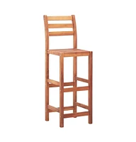 vidaXL Bar Stools 4 pcs Solid Acacia Wood