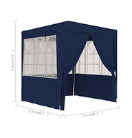 vidaXL Professional Party Tent with Side Walls 8.2'x8.2' 0.3 oz/ft