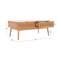 Safavieh Baisley 2 Drawer Coffee Table