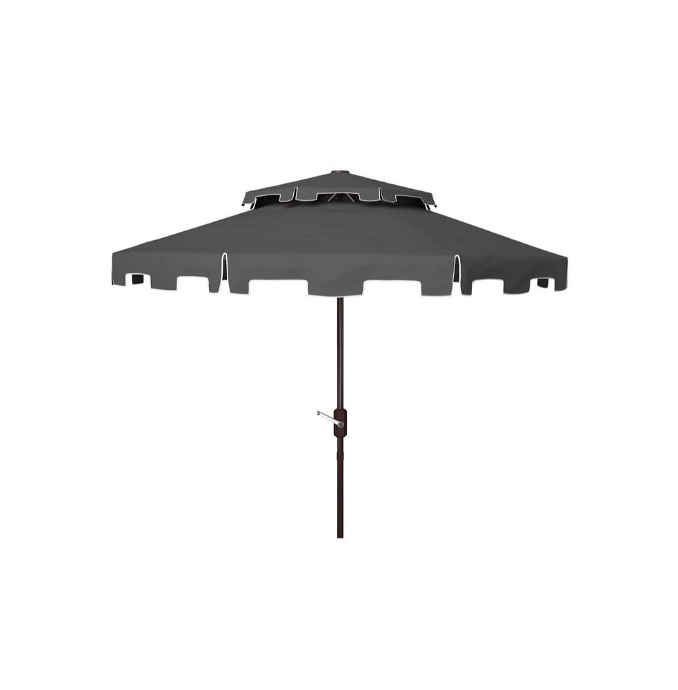 Safavieh Zimmerman 9Ft Double Top Market Umbrella