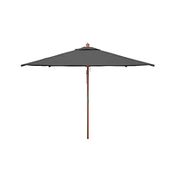 Safavieh Velop 7.5 Ft Square Wooden Pulley Market Umbrella