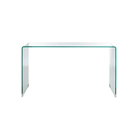 Safavieh Huck Tempered Glass Console Table