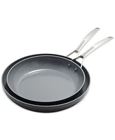 GreenPan Paris Pro 10" & 12" Ceramic Non-Stick Fry Pan Set