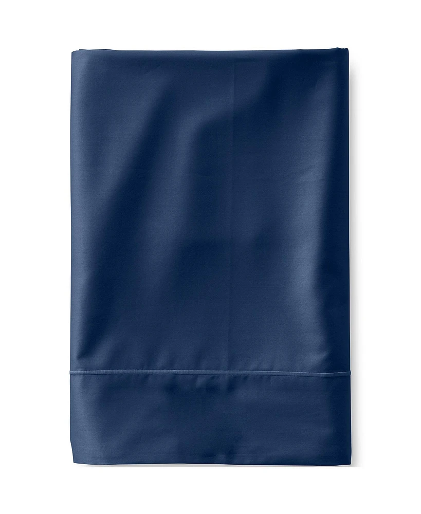 Lands' End 400 Thread Count Premium Supima Cotton No Iron Sateen Flat Bed Sheet