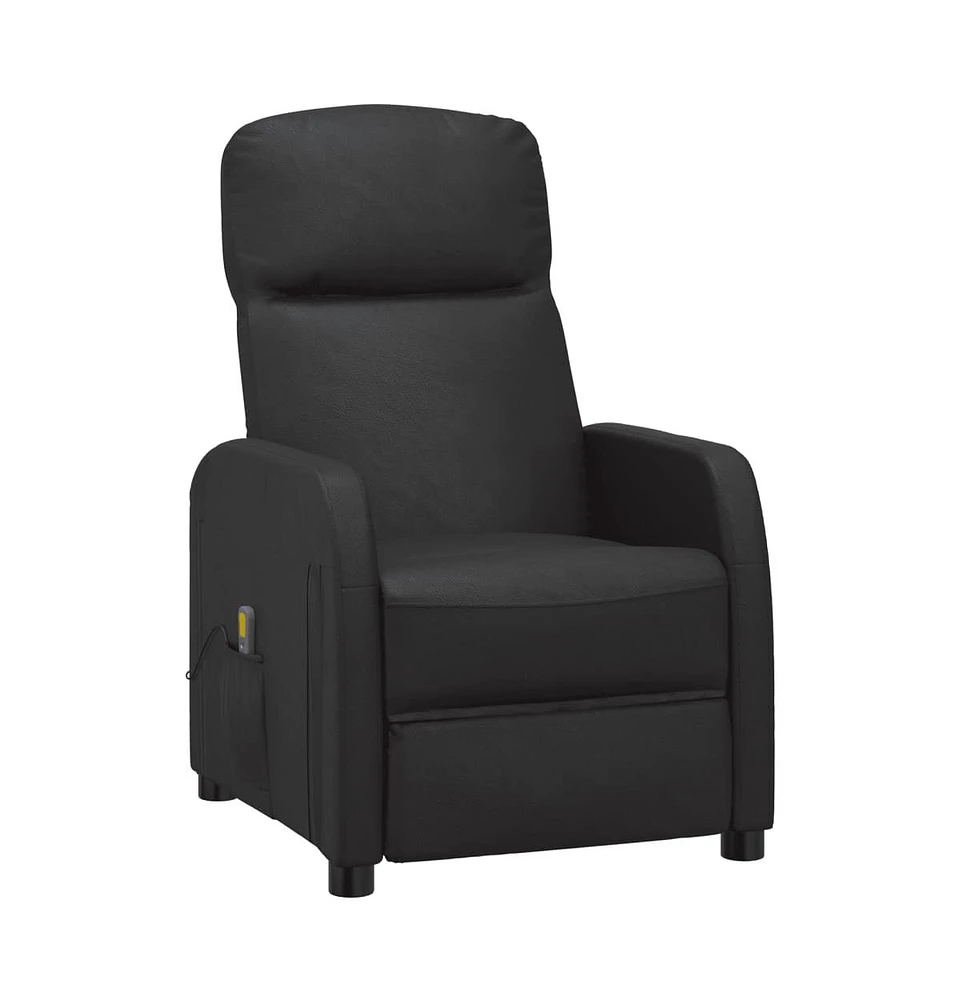 vidaXL Massage Reclining Chair Faux Leather