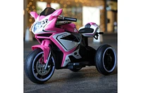 Electric Ride On Motorcycle for 3-4 Years Girl