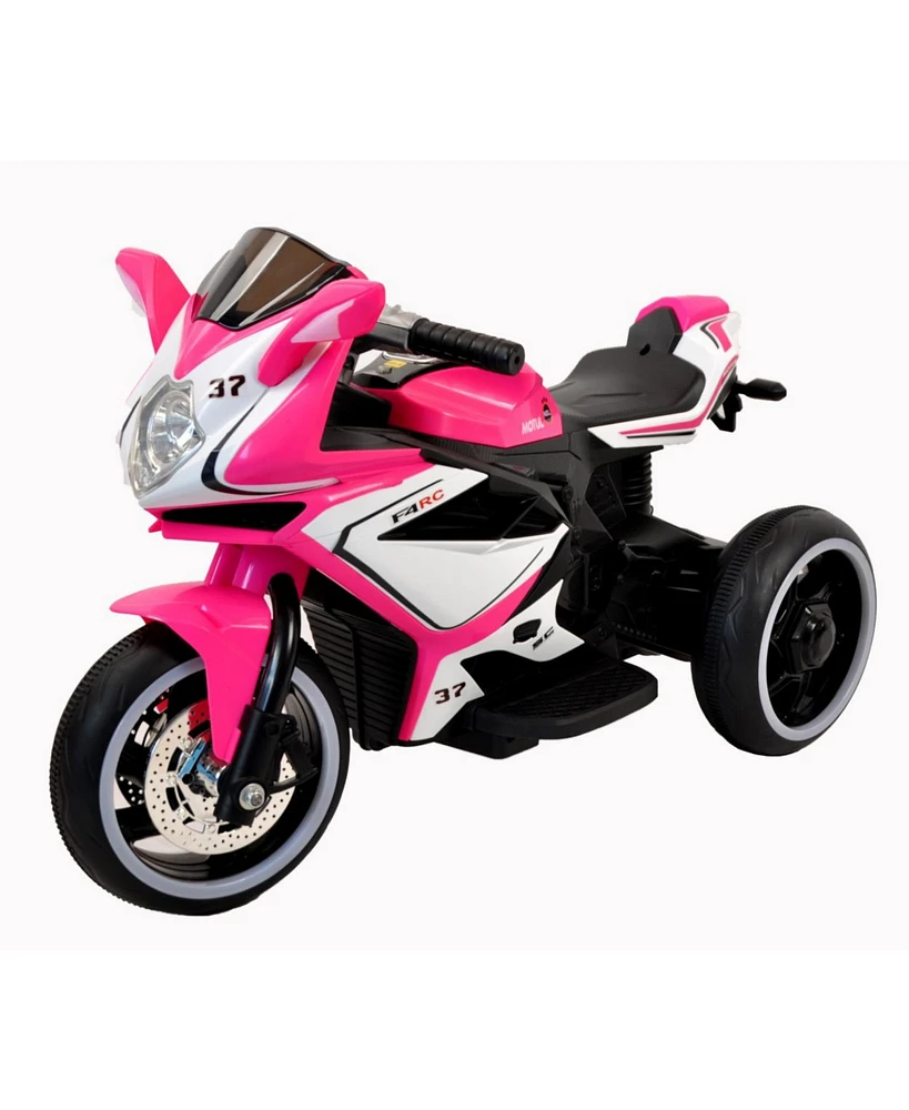 Streamdale Furniture Electric Ride On Motorcycle for 3-4 Years Girl